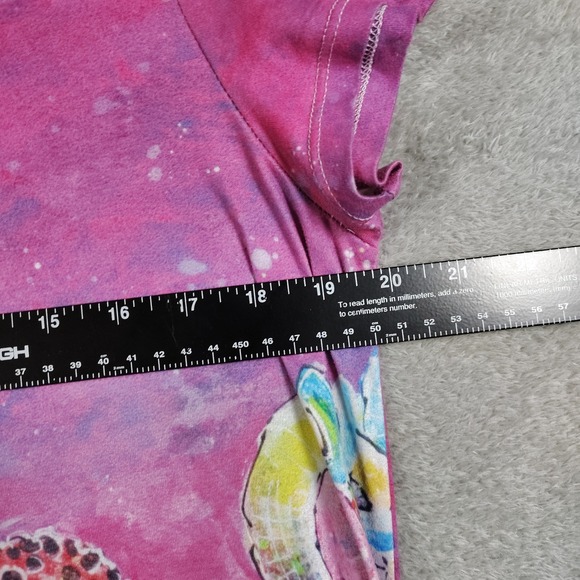 Leoma Lovegrove Nightgown Small Colorful Art To Wear‎ Anchor Print Pockets Artsy - Picture 6 of 12